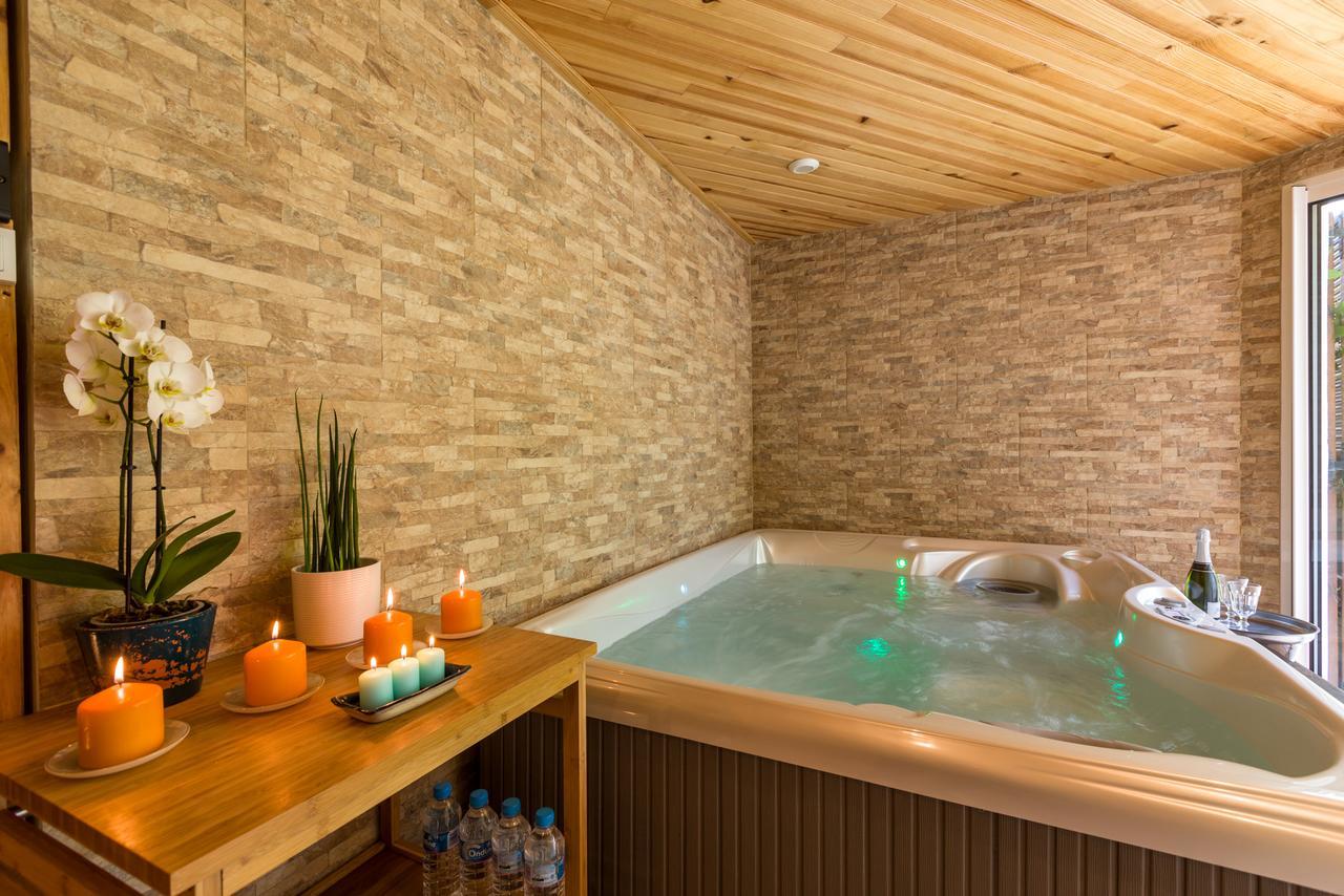 Sauna - Jacuzzi - 100% Prive - L'Estantada Linxe Luaran gambar