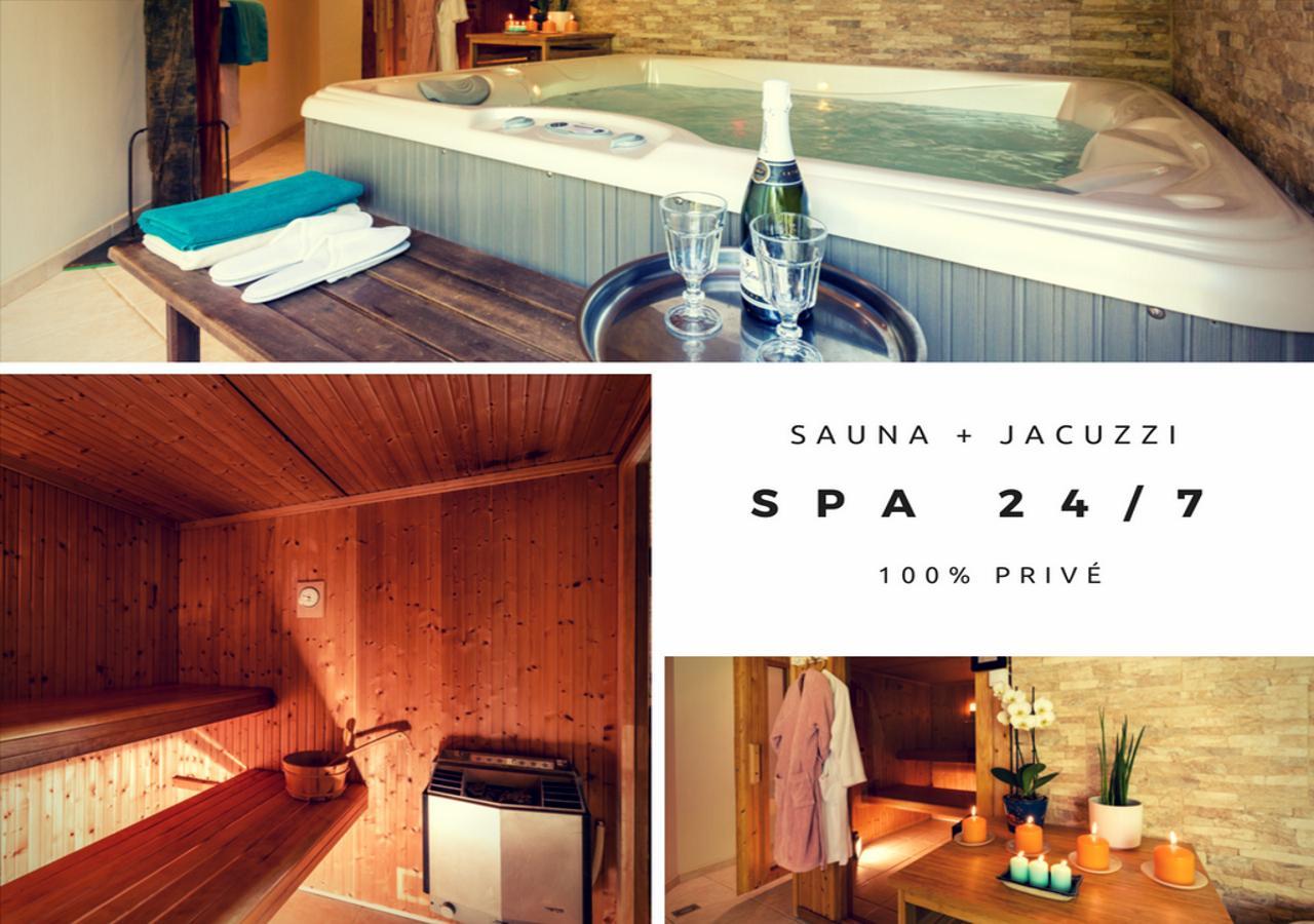 Sauna - Jacuzzi - 100% Prive - L'Estantada Linxe Luaran gambar